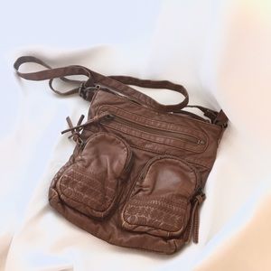 Brown crossbody purse